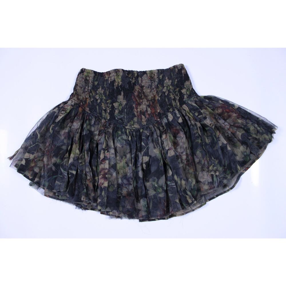 Promesa Whimsigoth skirt high waisted floral boho corset waist fairycore sz S - Picture 3 of 4
